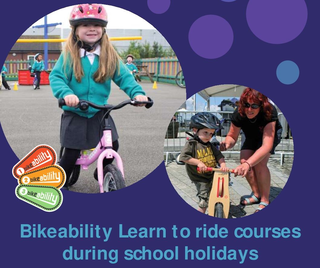 Learn to ride a bike courses during school holidays
