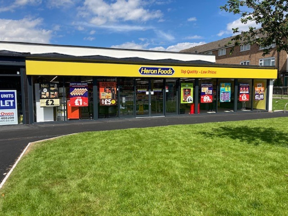 An exterior shot of the new Heron Foods store in Blacon